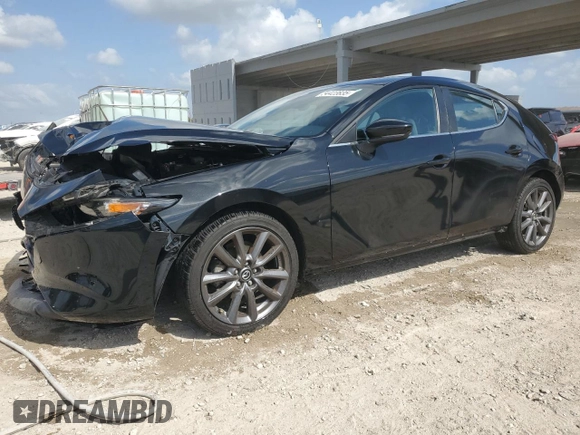 2021 Mazda 3 Select with VIN JM1BPAKL6M1320649, listed as a Copart auction lot 54423835 with 42,387 mi miles and Salvage title. Bid and sale history available at DreamBid. Image 1.