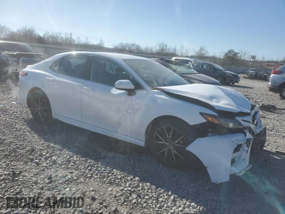 2021 Toyota Camry SE Nightshade with VIN 4T1G11AK0MU583844, listed as a Copart auction lot 45933445 with 66,547 mi miles and Salvage Title. Bid and sale history available at carsss.com. Image 4.