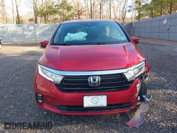2022 Honda Odyssey EX-L with VIN 5FNRL6H73NB034607, listed as a IAAI auction lot 41238103 with 57,868 mi miles and . Bid and sale history available at DreamBid. Image 12.