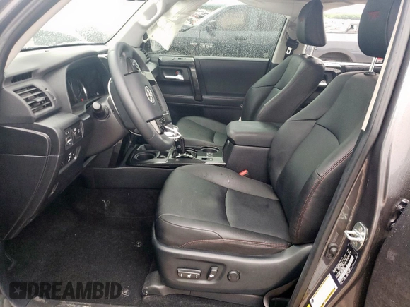 2023 Toyota 4Runner TRD Pro with VIN JTELU5JR9P6117865, listed as a Copart auction lot 60726745 with 20,996 mi miles and Salvage title. Bid and sale history available at DreamBid. Image 7.