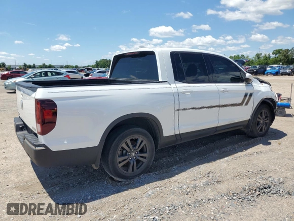 2020 Honda Ridgeline Sport с VIN 5FPYK3F15LB028128, выставлен на аукционе Copart как лот 56391005 с пробегом 48 735 миль миль и Списание • Salvage title. История ставок и продаж доступна на DreamBid. Изображение 3.
