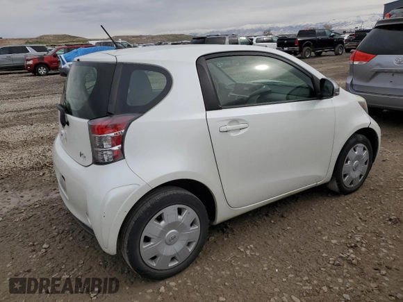 2012 Scion iQ with VIN JTNJJXB04CJ018325, listed as a Copart auction lot 49999945 with 91,507 mi miles and Salvage Title. Bid and sale history available at carsss.com. Image 3.