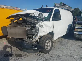 2020 Chevrolet Express Cargo with VIN 1GCWGAFP0L1261725, listed as a IAAI auction lot 42090746 with 67,851 mi miles and . Bid and sale history available at DreamBid. Image 2.