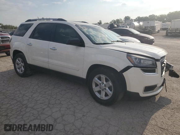 2015 GMC Acadia SLE with VIN 1GKKRPKD7FJ270129, listed as a Copart auction lot 69282064 with Not provided miles and Salvage title. Bid and sale history available at DreamBid. Image 4.