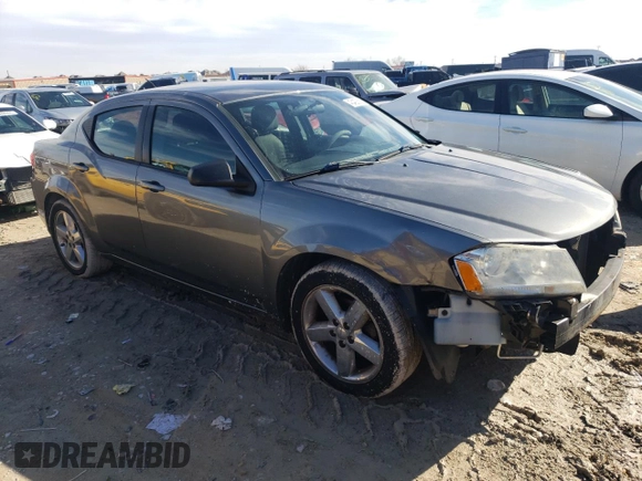2013 Dodge Avenger with VIN 1C3CDZAB8DN658250, listed as a Copart auction lot 43422505 with 131,862 mi miles and Salvage Title. Bid and sale history available at DreamBid. Image 4.