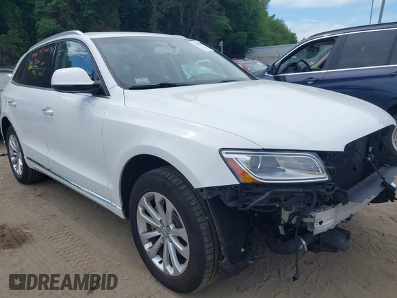 2015 Audi Q5 Premium Plus with VIN WA1LFAFP0FA139001, listed as a IAAI auction lot 42610811 with 109,613 mi miles and . Bid and sale history available at DreamBid. Image 1.