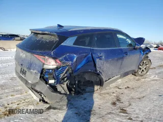 2024 Kia Sportage EX with VIN 5XYK3CDF7RG210456, listed as a Copart auction lot 45816055 with 23,891 mi miles and Salvage Title. Bid and sale history available at DreamBid. Image 3.