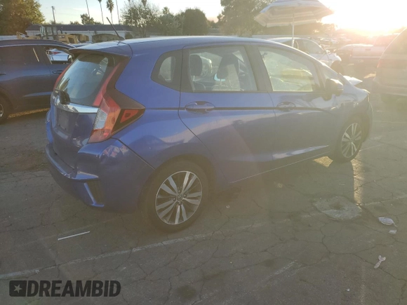 2016 Honda Fit EX-L with VIN 3HGGK5H84GM703545, listed as a Copart auction lot 84183844 with 97,709 mi miles and Salvage title. Bid and sale history available at DreamBid. Image 3.