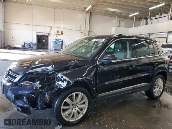 2013 Volkswagen Tiguan SE z VIN WVGBV7AX9DW529234, wystawiony jako Copart lot #41610635 z przebiegiem 130 566 mil mil oraz Szkoda całkowita • Salvage title. Historia ofert i sprzedaży dostępna na DreamBid. Obrazek 1.