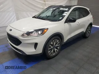2020 Ford Escape SE Sport Hybrid with VIN 1FMCU9BZ2LUC43626, listed as a Copart auction lot 60673445 with 108,371 mi miles and Clean title. Bid and sale history available at DreamBid. Image 1.
