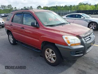 2006 Kia Sportage LX with VIN KNDJF723567235903, listed as a IAAI auction lot 41994291 with 227,446 mi miles and . Bid and sale history available at carsss.com. Image 1.