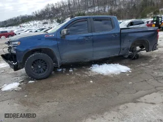 2019 Chevrolet Silverado 1500 LT Trail Boss with VIN 1GCPYFED0KZ169049, listed as a Copart auction lot 88926965 with 0 mi miles and Salvage Title. Bid and sale history available at carsss.com. Image 1.