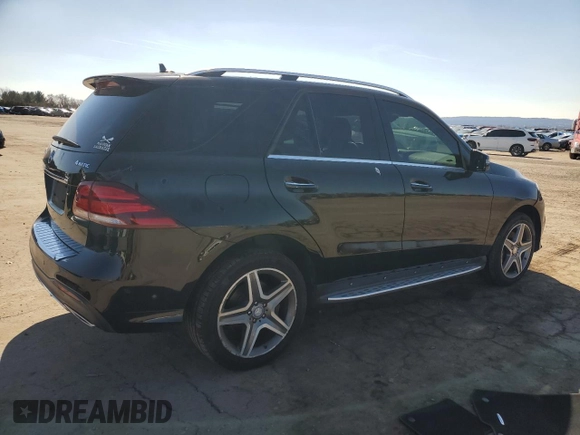2016 Mercedes-Benz GLE 400 with VIN 4JGDA5GB8GA799805, listed as a Copart auction lot 47286085 with 156,563 mi miles and Salvage title. Bid and sale history available at DreamBid. Image 3.