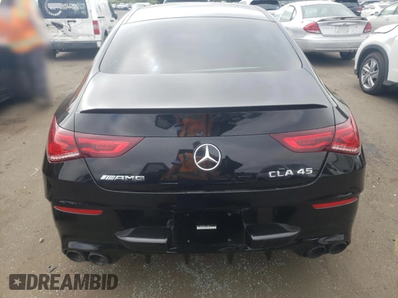 2021 Mercedes-Benz CLA 45 AMG with VIN W1K5J5DB5MN179887, listed as a Copart auction lot 70479254 with Not Provided miles and Salvage Title. Bid and sale history available at DreamBid. Image 6.