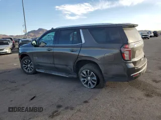 2021 Chevrolet Tahoe LT with VIN 1GNSCNKD8MR377195, listed as a Copart auction lot 50619815 with 35,014 mi miles and Salvage title. Bid and sale history available at DreamBid. Image 2.