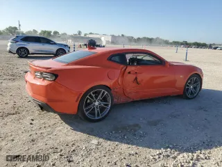 2019 Chevrolet Camaro 1LT with VIN 1G1FA1RX0K0115447, listed as a Copart auction lot 52348865 with 49,291 mi miles and Salvage Title. Bid and sale history available at carsss.com. Image 3.