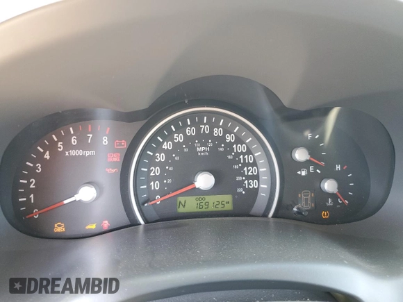 2008 Kia Sedona LX with VIN KNDMB233086232913, listed as a Copart auction lot 76707554 with 169,125 mi miles and Clean Title. Bid and sale history available at carsss.com. Image 9.