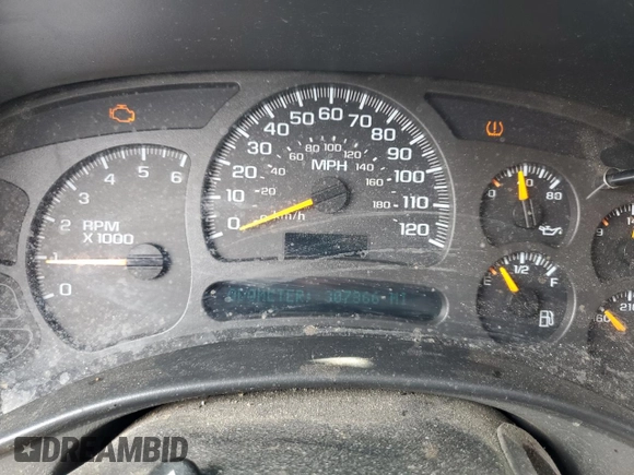 2004 Chevrolet Tahoe LT with VIN 1GNEC13Z74R135885, listed as a Copart auction lot 70202754 with 307,366 mi miles and Salvage Title. Bid and sale history available at carsss.com. Image 9.
