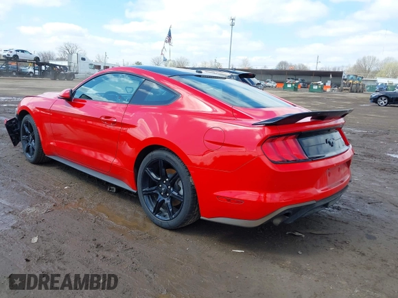2020 Ford Mustang EcoBoost with VIN 1FA6P8TH3L5100676, listed as a IAAI auction lot 41909715 with 109,551 mi miles and . Bid and sale history available at carsss.com. Image 3.