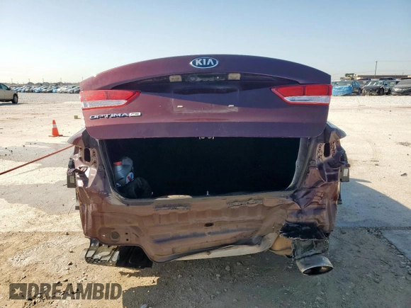 2019 Kia Optima LX with VIN 5XXGT4L3XKG344780, listed as a Copart auction lot 52327965 with 97,263 mi miles and Salvage Title. Bid and sale history available at carsss.com. Image 6.
