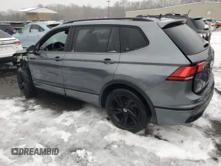 2023 Volkswagen Tiguan SE R-Line Black with VIN 3VV8B7AX2PM108307, listed as a Copart auction lot 43910665 with 21,448 mi miles and Salvage Title. Bid and sale history available at DreamBid. Image 2.