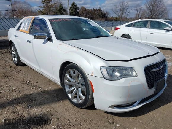 2016 Chrysler 300 with VIN 2C3CCAET1GH165675, listed as a IAAI auction lot 41689151 with 195,094 mi miles. Bid and sale history available at carsss.com. Image 1.