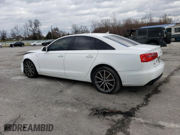 2013 Audi A6 3.0T Premium Plus with VIN WAUGGAFC3DN100052, listed as a Copart auction lot 86624804 with 218,113 mi miles and Salvage Title. Bid and sale history available at carsss.com. Image 2.