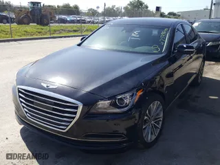 2017 Genesis G80 3.8L with VIN KMHGN4JE7HU170485, listed as a Copart auction lot 47549640 with 39,163 mi miles. Bid and sale history available at carsss.com. Image 2.