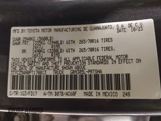 2023 Toyota Tacoma SR с VIN 3TYCZ5AN0PT178013, выставлен на аукционе IAAI как лот 42180865 с пробегом 19 355 миль миль и . История ставок и продаж доступна на DreamBid. Изображение 9.