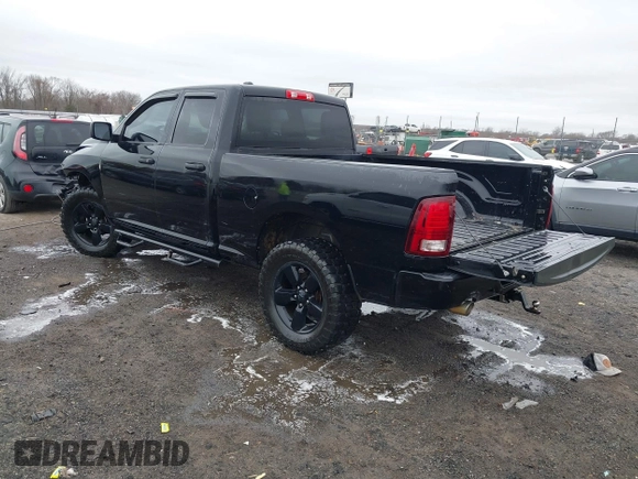 2014 Ram 1500 Express with VIN 1C6RR7FT9ES375363, listed as a IAAI auction lot 41653702 with 153,240 mi miles. Bid and sale history available at carsss.com. Image 3.