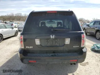 2007 Honda Pilot EX-L with VIN 5FNYF18517B001743, listed as a Copart auction lot 49447955 with 226,857 mi miles and Salvage Title. Bid and sale history available at carsss.com. Image 6.