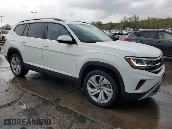 2023 Volkswagen Atlas SE z VIN 1V2KR2CA0PC529535, wystawiony jako Copart lot #55973775 z przebiegiem 23 476 mil mil oraz Czysty tytuł • Clean title. Historia ofert i sprzedaży dostępna na DreamBid. Obrazek 4.