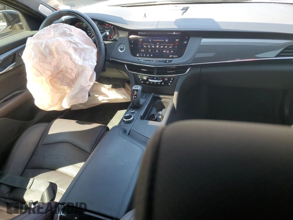 2019 Cadillac CT6 Sport AWD with VIN 1G6KP5R62KU144432, listed as a Copart auction lot 72389304 with 5,843 mi miles and Salvage title. Bid and sale history available at DreamBid. Image 8.