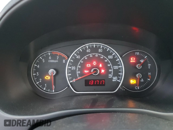 2007 Suzuki SX4 with VIN JS2YA411775100842, listed as a Copart auction lot 84701624 with 131,717 mi miles and Salvage Title. Bid and sale history available at carsss.com. Image 9.
