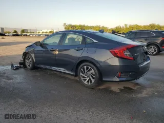 2017 Honda Civic Sedan EX with VIN 19XFC2F73HE073609, listed as a Copart auction lot 51757775 with 55,946 mi miles and Salvage Title. Bid and sale history available at carsss.com. Image 2.