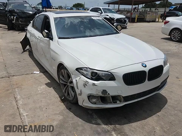 2016 BMW 5 Series 528i with VIN WBA5A5C59GD528109, listed as a Copart auction lot 61691405 with 107,837 mi miles and Salvage title. Bid and sale history available at DreamBid. Image 13.