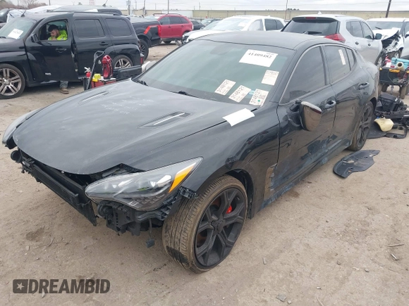 2020 Kia Stinger GT with VIN KNAE35LC2L6078391, listed as a IAAI auction lot 41409482 with 63,146 mi miles. Bid and sale history available at carsss.com. Image 22.