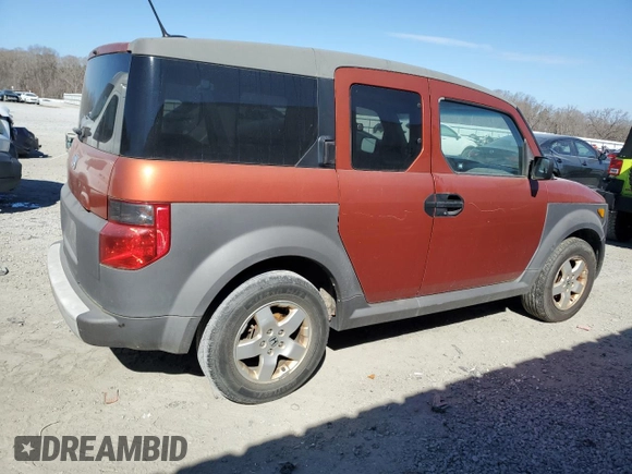 2005 Honda Element EX with VIN 5J6YH28695L029867, listed as a Copart auction lot 46743975 with 244,334 mi miles and Clean Title. Bid and sale history available at DreamBid. Image 3.
