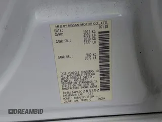 2018 Nissan Altima SR with VIN 1N4AL3APXJC283392, listed as a IAAI auction lot 41214643 with 126,720 mi miles and . Bid and sale history available at DreamBid. Image 9.