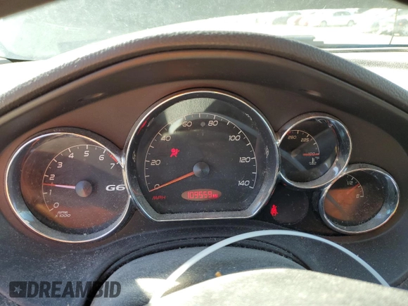 2007 Pontiac G6 with VIN 1G2ZG58N074228037, listed as a Copart auction lot 65481684 with 109,559 mi miles and Clean Title. Bid and sale history available at carsss.com. Image 9.