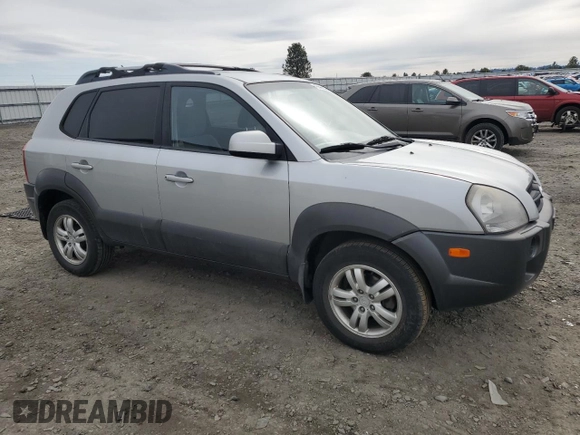 2007 Hyundai Tucson SE with VIN KM8JN72D07U616682, listed as a Copart auction lot 49996835 with 169,288 mi miles and Salvage Title. Bid and sale history available at carsss.com. Image 4.