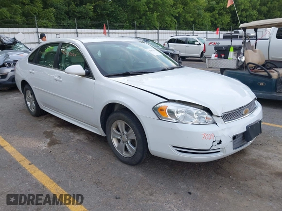 2012 Chevrolet Impala LS Fleet z VIN 2G1WF5E34C1139140, wystawiony jako IAAI lot #42597029 z przebiegiem 134 815 mil mil oraz . Historia ofert i sprzedaży dostępna na DreamBid. Obrazek 1.