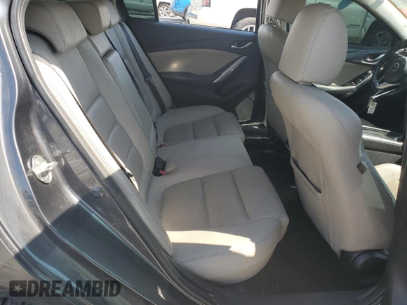2016 Mazda Mazda6 i Touring with VIN JM1GJ1V51G1402829, listed as a Copart auction lot 74257984 with 134,648 mi miles and Salvage Title. Bid and sale history available at carsss.com. Image 10.