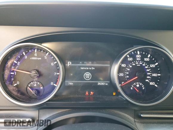 2022 Kia Carnival LXS with VIN KNDNB4H35N6123982, listed as a Copart auction lot 88474285 with 26,301 mi miles and Clean Title. Bid and sale history available at carsss.com. Image 9.