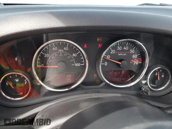 2016 Jeep Wrangler Unlimited Rubicon Hard Rock with VIN 1C4HJWFG3GL294803, listed as a Copart auction lot 45700565 with 35,034 mi miles and Salvage Title. Bid and sale history available at carsss.com. Image 9.