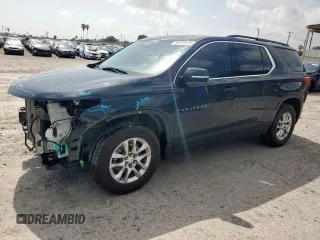 2021 Chevrolet Traverse LT Cloth with VIN 1GNERGKW4MJ188860, listed as a Copart auction lot 58964335 with 50,713 mi miles and Salvage title. Bid and sale history available at DreamBid. Image 1.