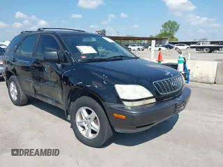 2003 Lexus RX 300 with VIN JTJGF10UX30160491, listed as a IAAI auction lot 39899253 with 190,971 mi miles and . Bid and sale history available at DreamBid. Image 1.