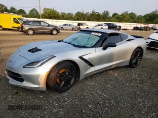 2016 Chevrolet Corvette Z51 1LT with VIN 1G1YH2D73G5123716, listed as a Copart auction lot 67186674 with 0 mi miles and Salvage Title. Bid and sale history available at carsss.com. Image 1.