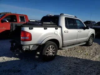 2008 Ford Explorer Sport Trac Limited with VIN 1FMEU53818UA48633, listed as a Copart auction lot 87749185 with 140,989 mi miles and Salvage Title. Bid and sale history available at carsss.com. Image 3.