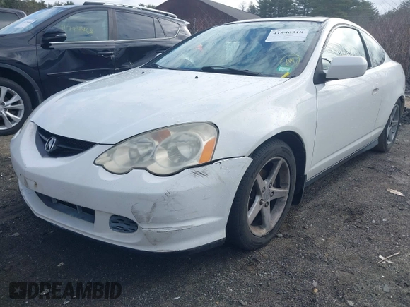 2002 Acura RSX Auto with VIN JH4DC54882C035696, listed as a IAAI auction lot 41846318 with 173,908 mi miles. Bid and sale history available at carsss.com. Image 6.